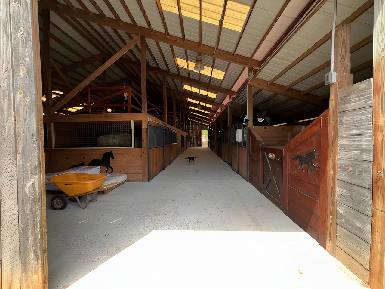 Horse Stables at Buttermilk Farm